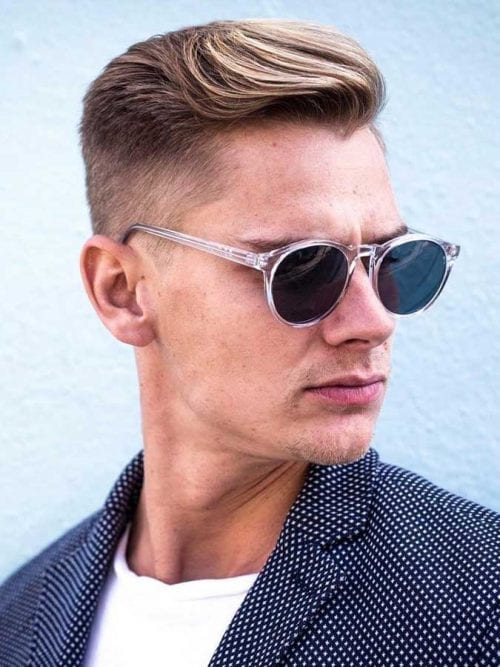 Wavy Hair With Taper Fade 30 Best Hairstyles For Guys With Big Forehead