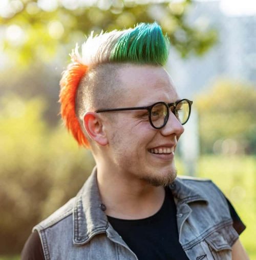 Colorful Hairstyles For Men