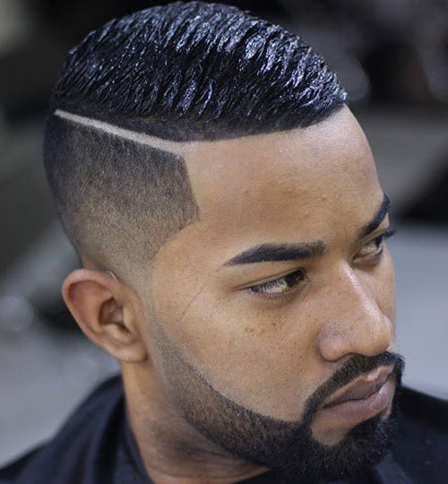 Hard Part Haircut For Black Guy