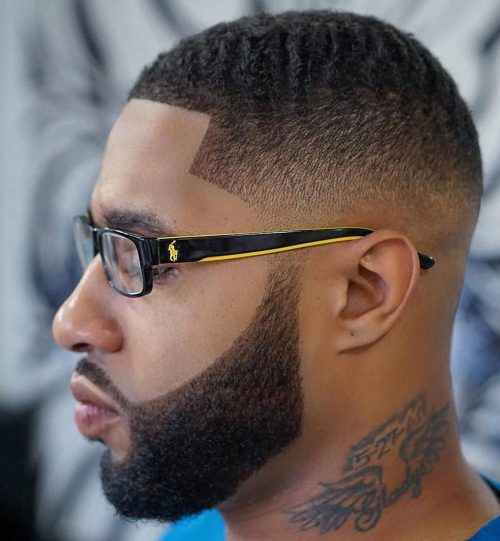 Waves + Low Fade + Line Up Top 100 Best Black Men's Short Haircuts 2021