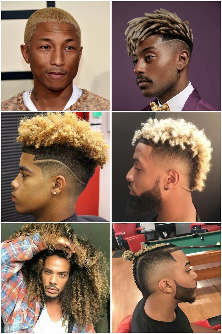 Popular Blonde Hairstyles For Black Men 2021