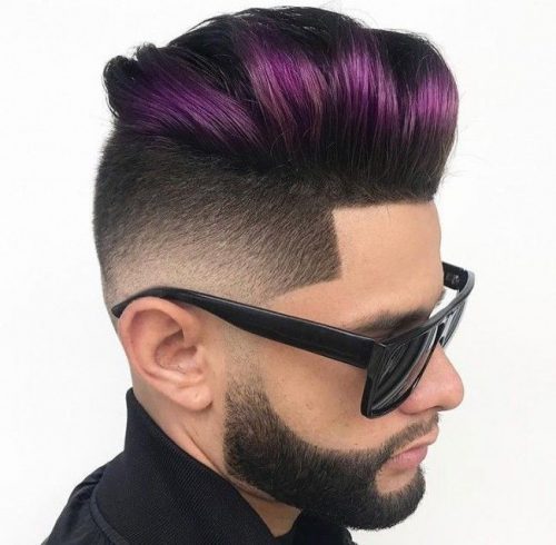 Simple Purple Hair Color
