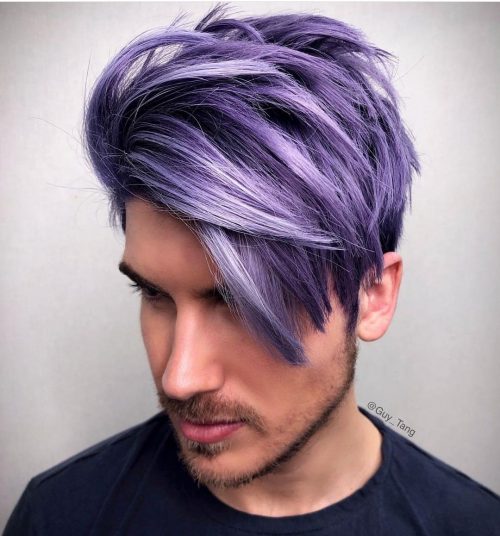 Blonde And Purple Hairstyles