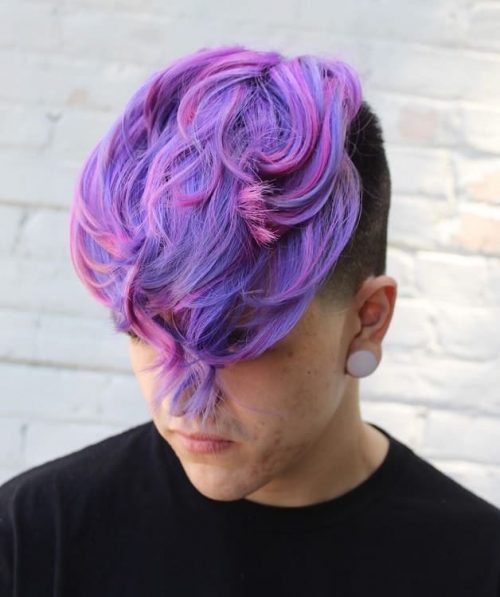 Hot Pink And Purple Hairstyles