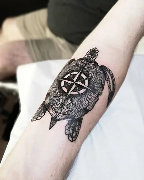 Animal Compass Tattoo 76