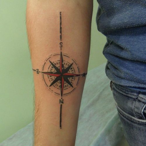 100+ Best Compass Tattoo Ideas For Guys 32