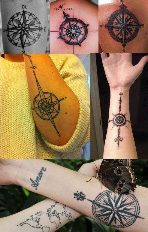 100+ Best Compass Tattoo Ideas For Guys 33