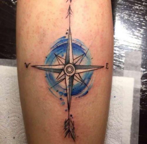 100+ Best Compass Tattoo Ideas For Guys 39