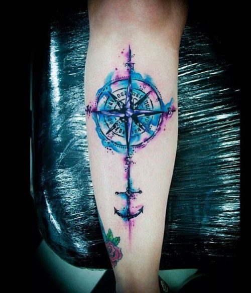 100+ Best Compass Tattoo Ideas For Guys 46