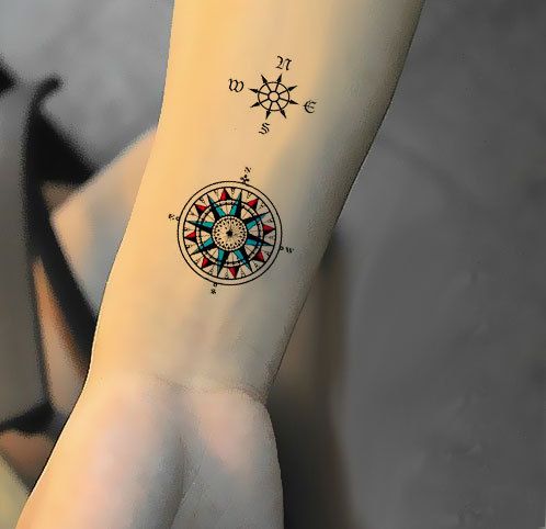 100+ Best Compass Tattoo Ideas For Women 53