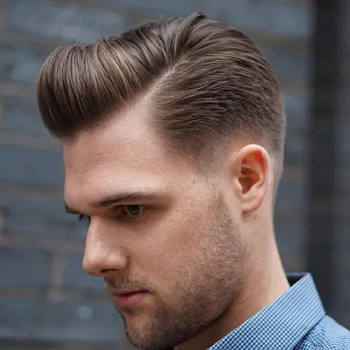 Smooth Pompadour Hairstyle