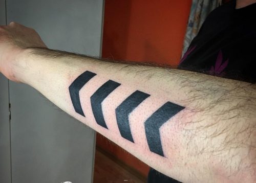 Chevron Tattoo Meaning, Ideas And Designs