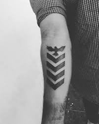 Viking Chevron Tattoo: A Symbol of Courage and Determination
