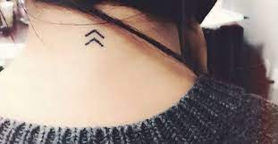 Double Chevron Tattoo: A Symbol of Direction and Balance