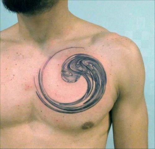 Enso Tattoo Chest