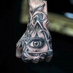 All Seeing Eye Tattoo Hand
