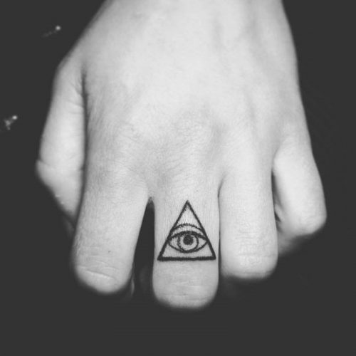 Simple All Seeing Eye Tattoo