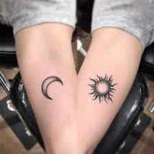 Sun And Moon Tattoo 4