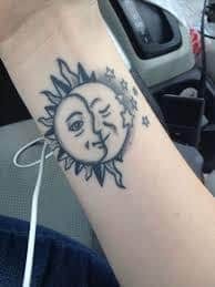 Sun And Moon Tattoo 21