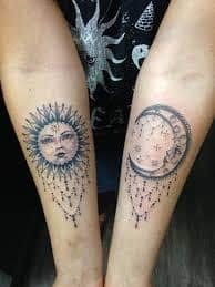 Sun And Moon Tattoo 45