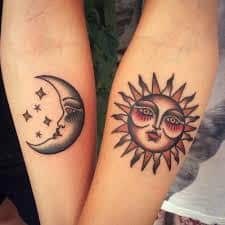 Sun And Moon Tattoo 52