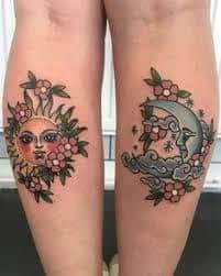 Sun And Moon Tattoo 53