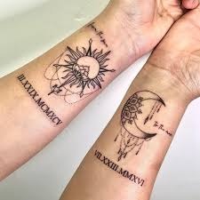Sun And Moon Tattoo Designs 2