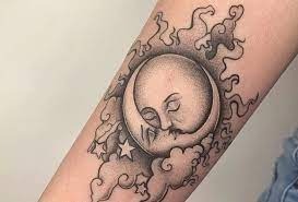 Sun And Moon Tattoo Designs 1