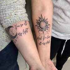 Sun And Moon Tattoo For Best Friends
