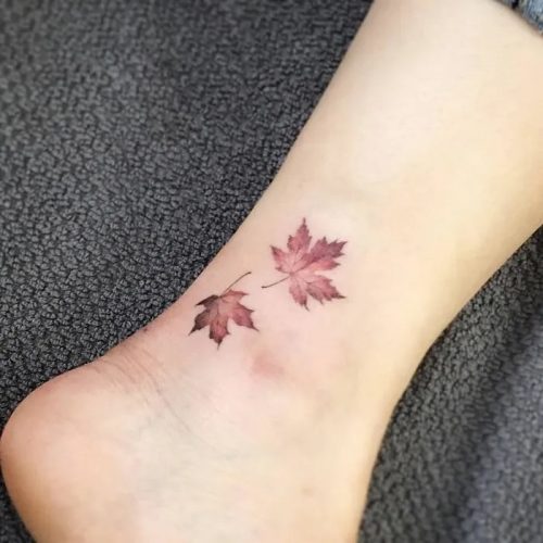 Maple Leaf Tattoo 14