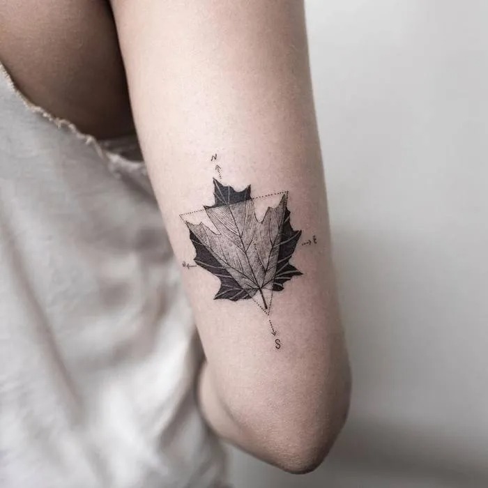 Maple Leaf Tattoo Meaning and Ideas Men's Style