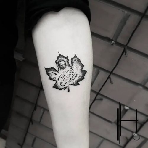 Maple Leaf Tattoo 10