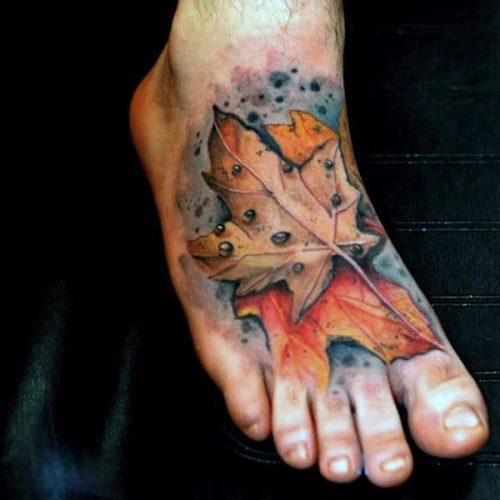Maple Leaf Tattoo 07