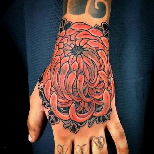 150+ Chrysanthemum Tattoos, Meanings and Designs
