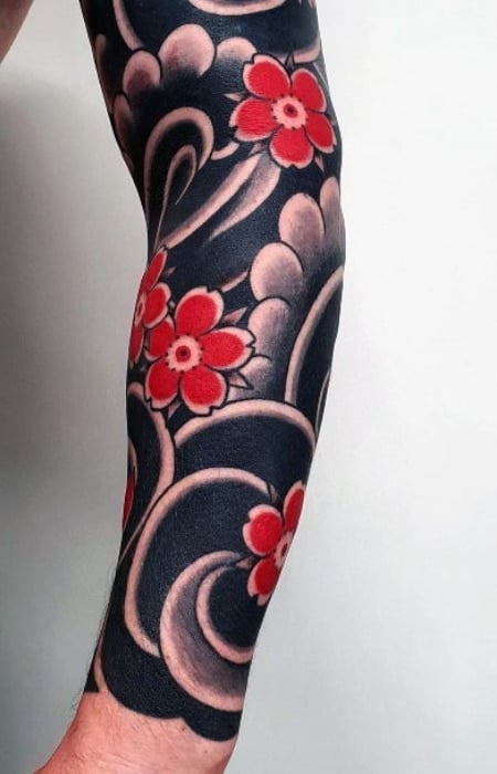Cherry Blossom Tattoo Designs for Men and Women